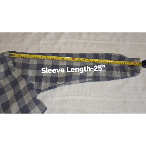 Tailor Vintage Blue Shirt Mens Sz L Shacket Sherpa Checkered Outdoor Lined - Picture 15 of 16